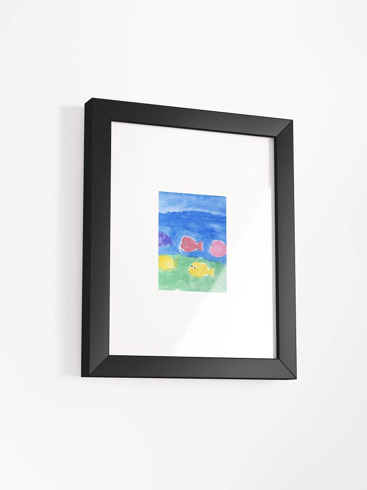 Colorful Ocean Fish Watercolor Art Print | Kids Ocean Wall Art | Underwater Sea Life Poster | Autism-Inspired Artwork product image (19)