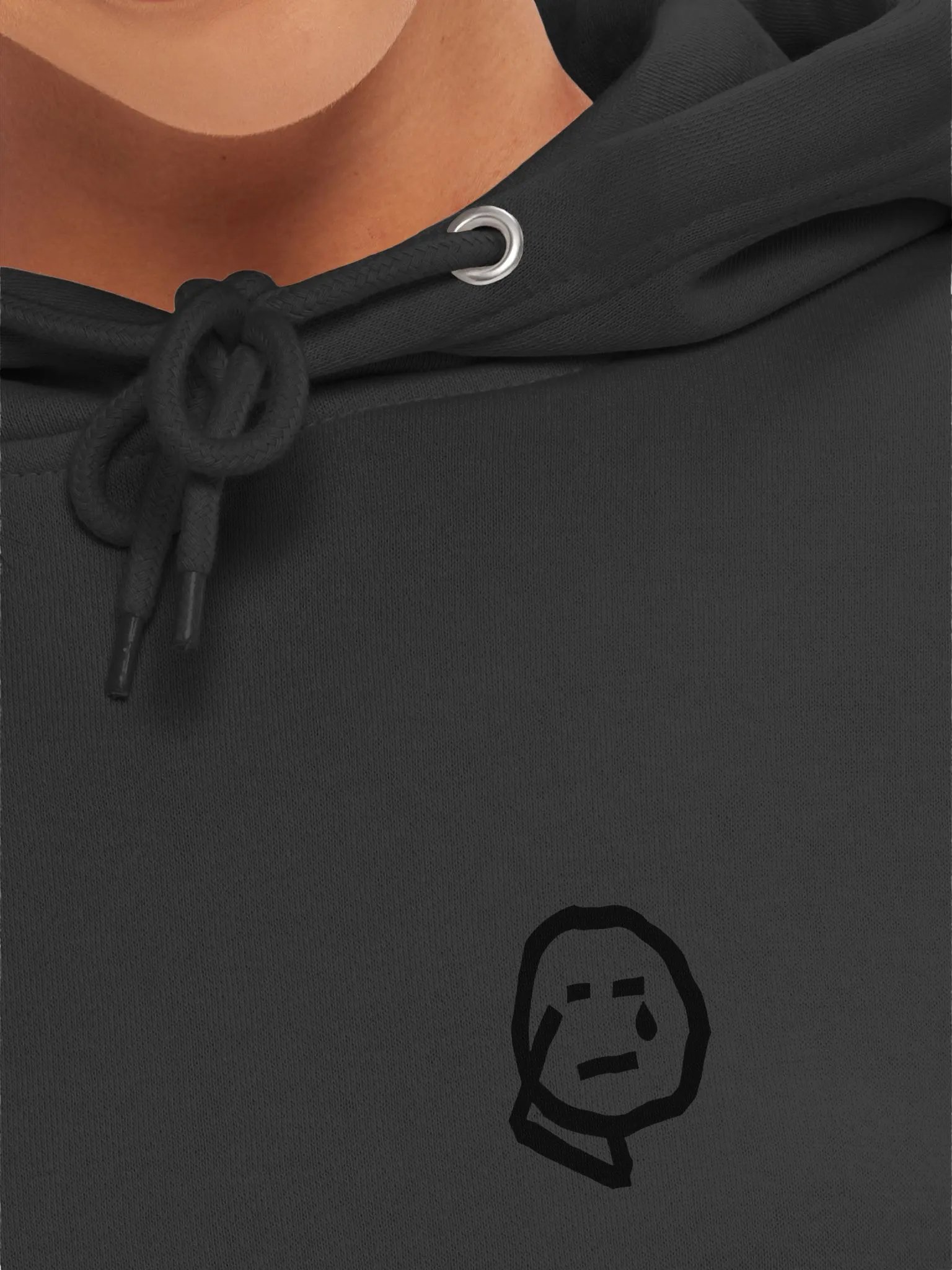 Salute Hoodie - Black Logo product image (7)