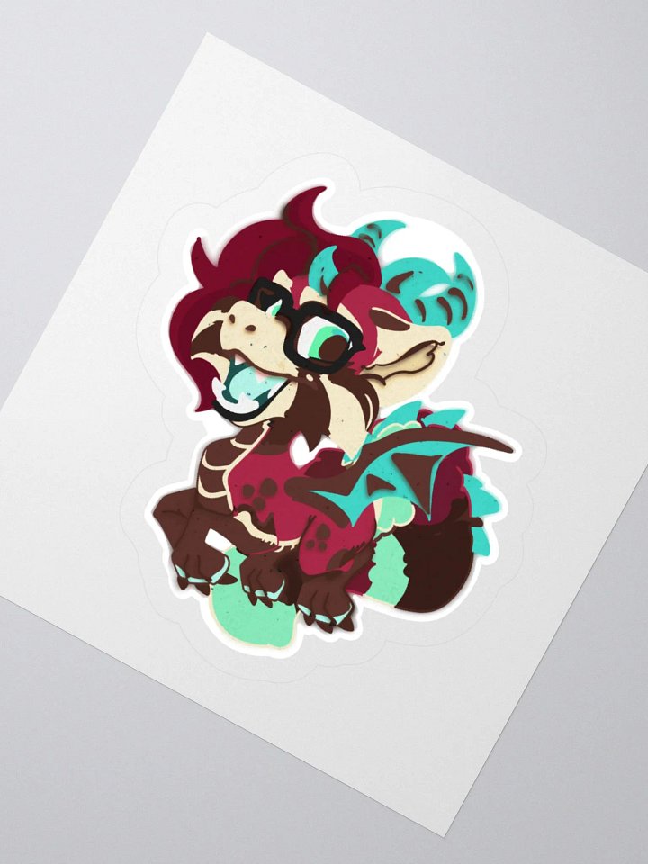 Paper Style Spyro Yorialu Sticker product image (2)