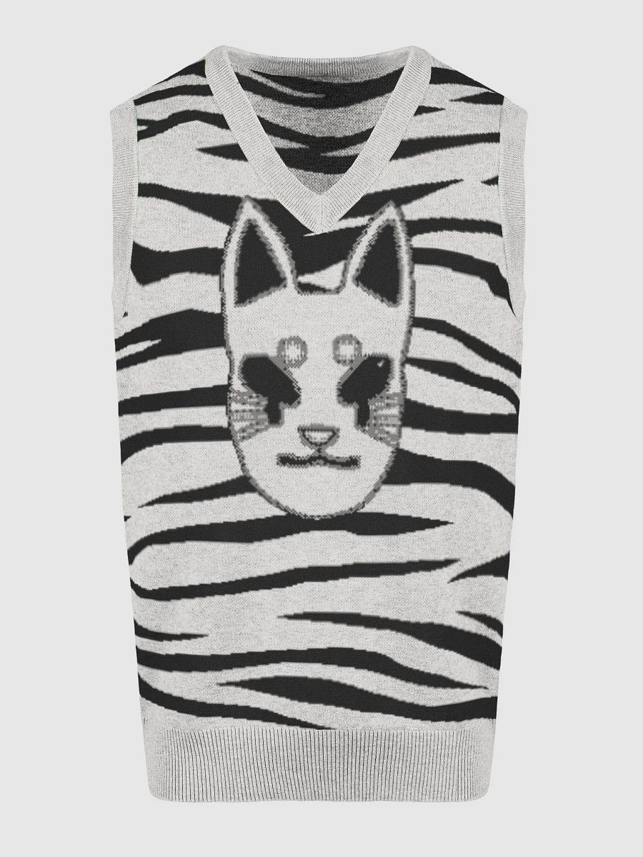 Kitsune knitted v-neck vest product image (12)