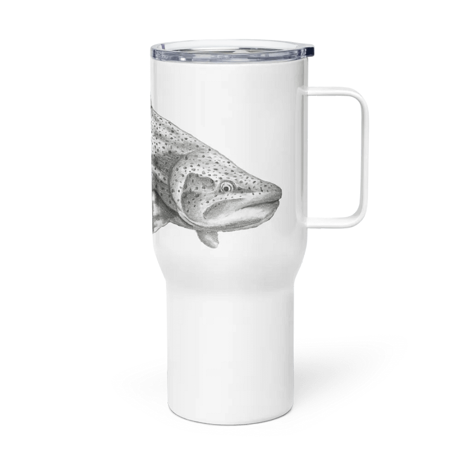 Trout Drawing Travel Cup product image (3)