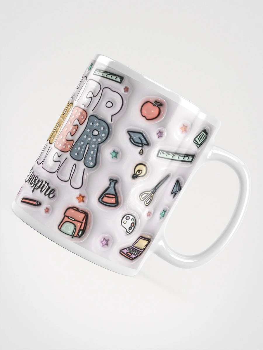 Teach Love Inspire Teacher Inflated Design Mug product image (2)