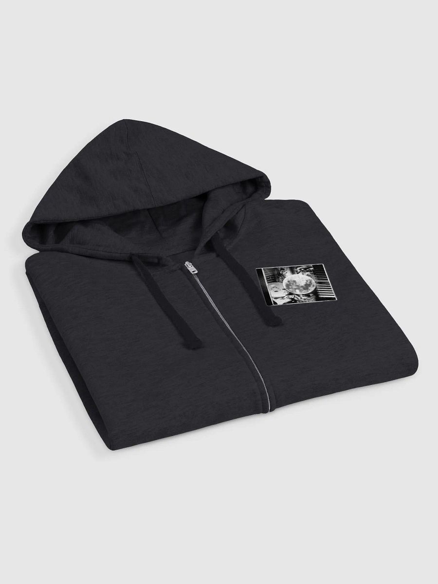 FRAGMENTED ZIP-UP HOODIE [BLACK] product image (4)