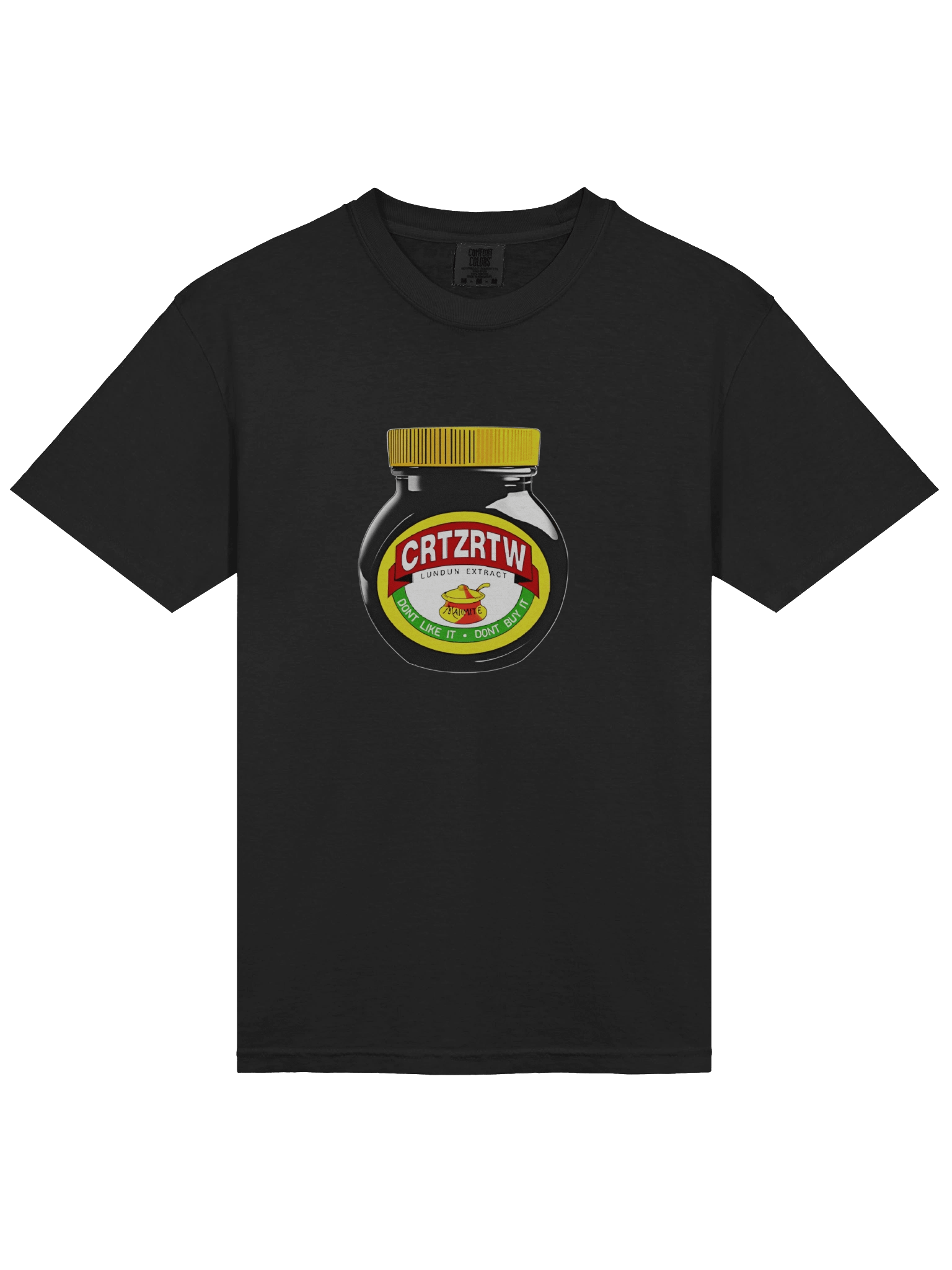 Corteiz Marmite T-Shirt – Black product image (1)