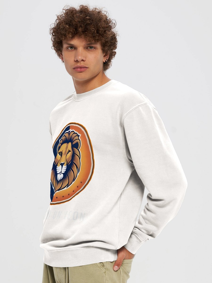 Sudadera unisex de peso medio teñida | LIBRE COMO UN LEÓN product image (5)