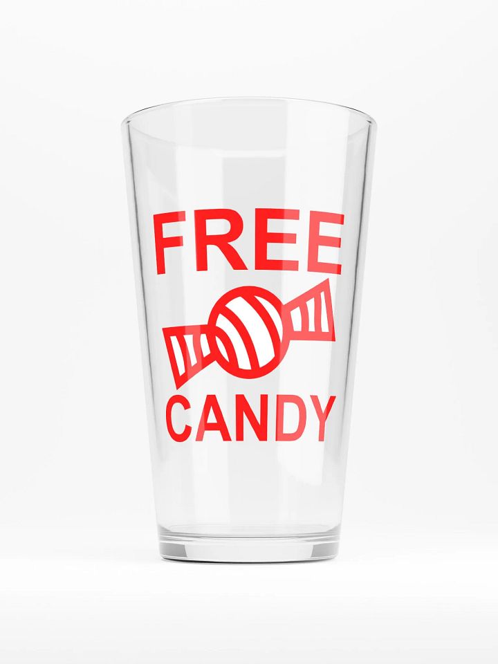 FREE CANDY pint glass product image (1)