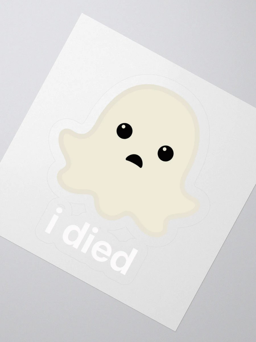 Sad Ghost Sticker - For Dark Background product image (3)