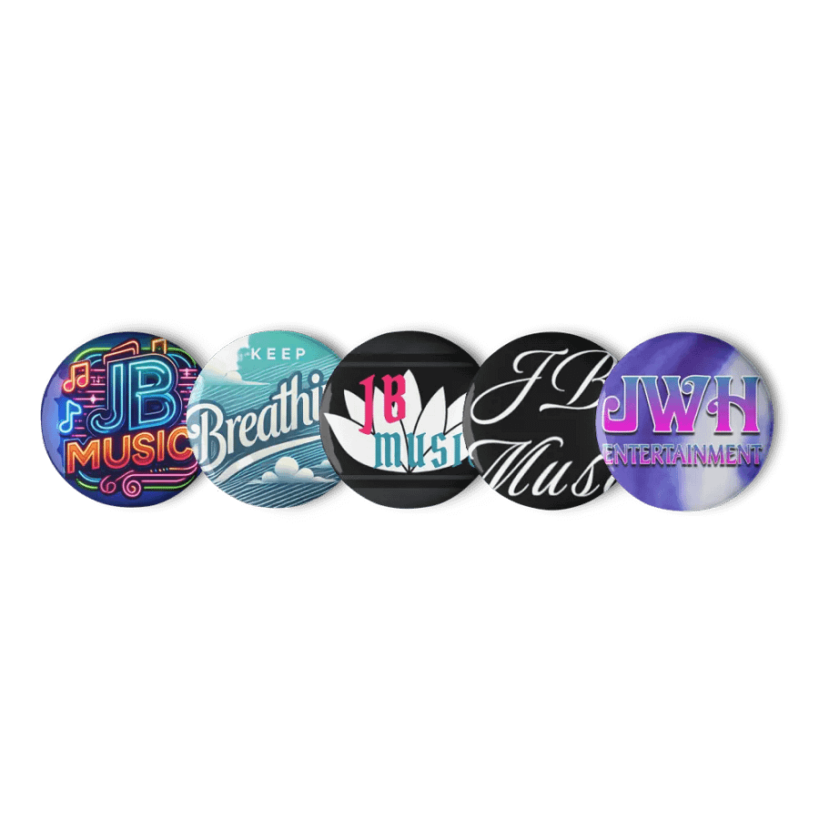 Neon Groove Music Button Set product image (4)