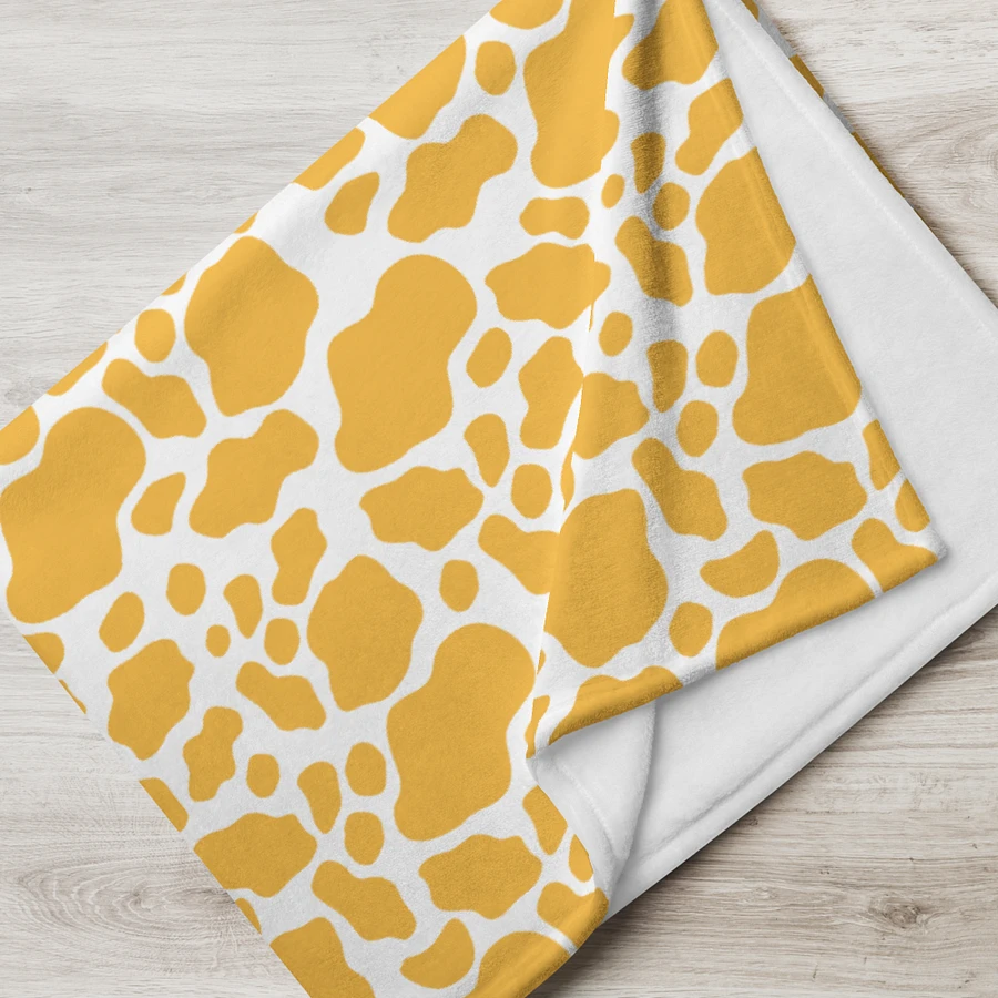Cow Skin Blanket - Yellow & White product image (11)