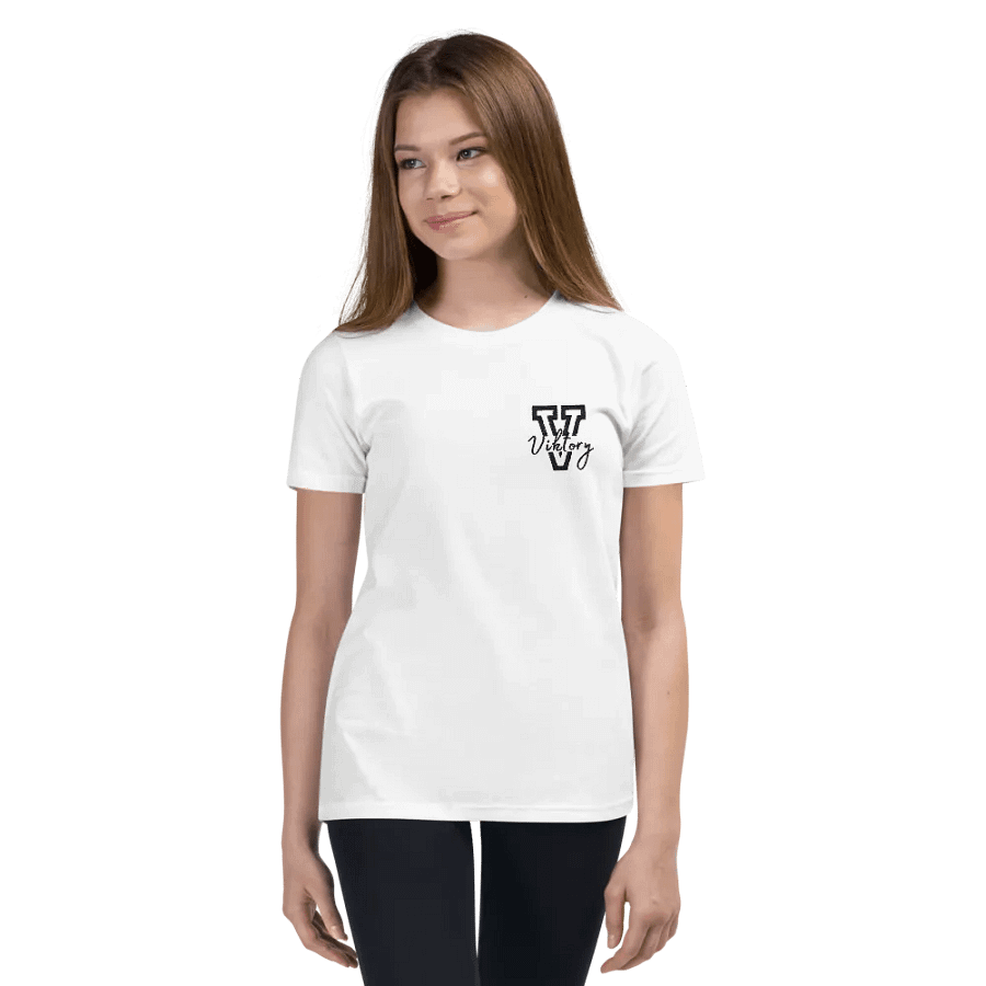 Kids Shirt White (black logo) product image (11)