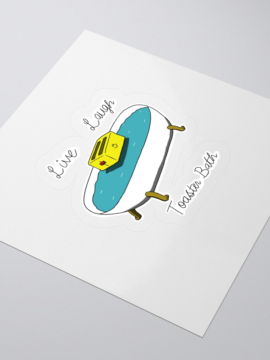 Live, Laugh, Toaster Bath - Kiss Cut Stickers product image (9)