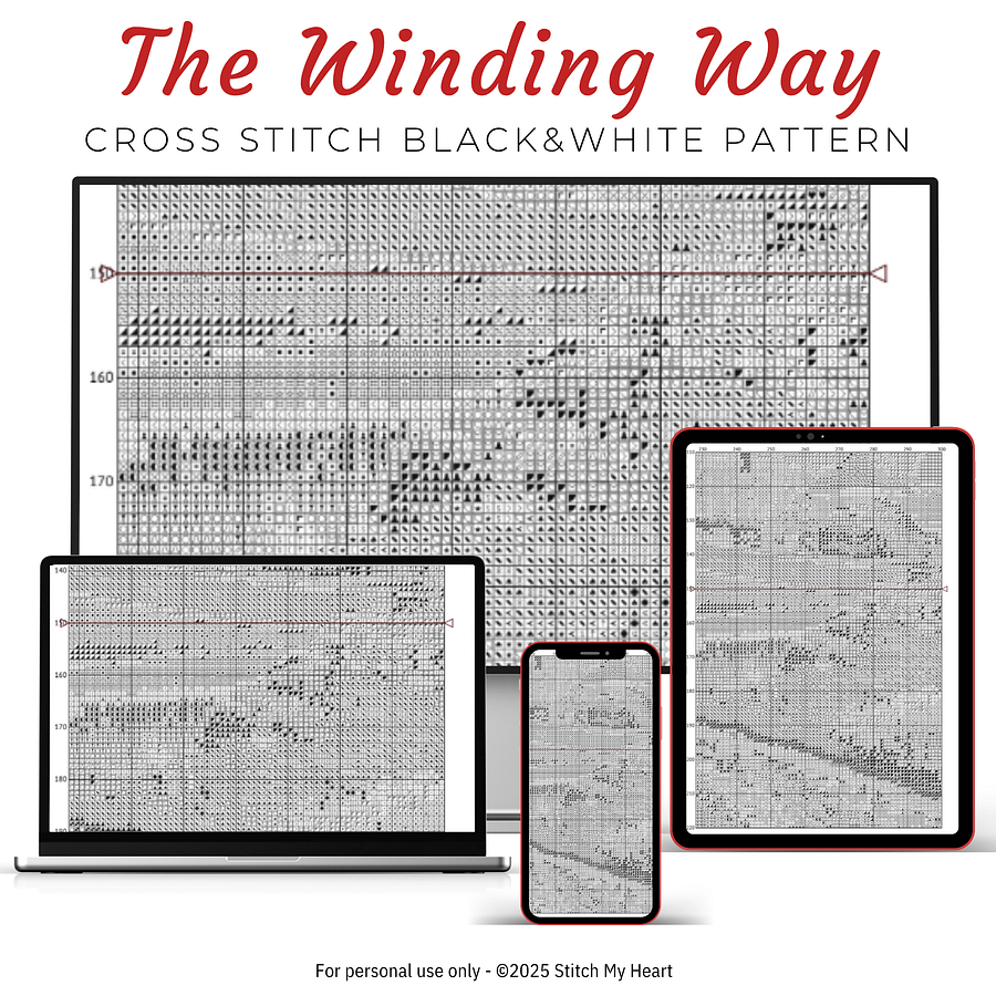 The Winding Way Cross Stitch Pattern product image (4)