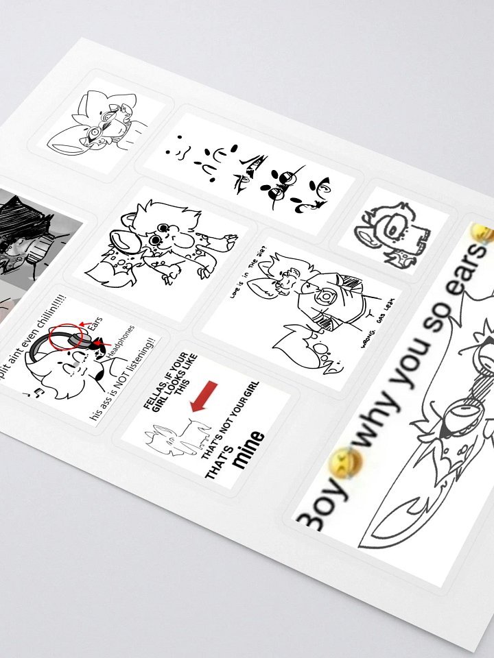 Joke Sticker Sheet product image (2)