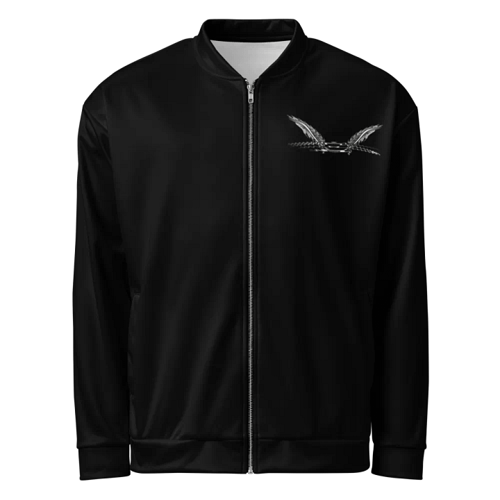 Bomber Jacket - Black - White HApex Gear White Logo product image (1)