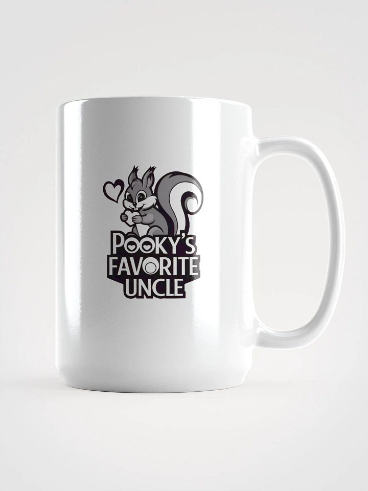 Large Mug: Pooky's Favorite Uncle B&W product image (1)