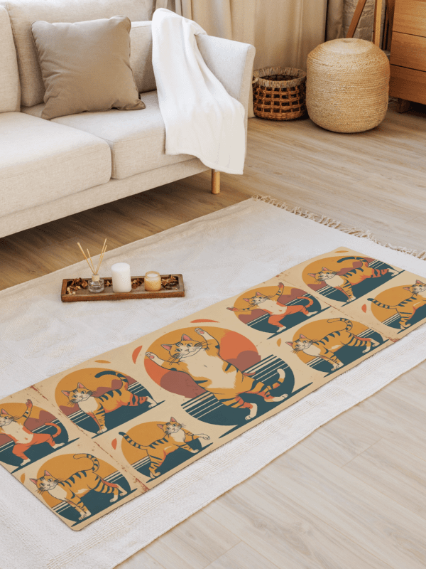 Retro Cats Yoga Mat product image (1)