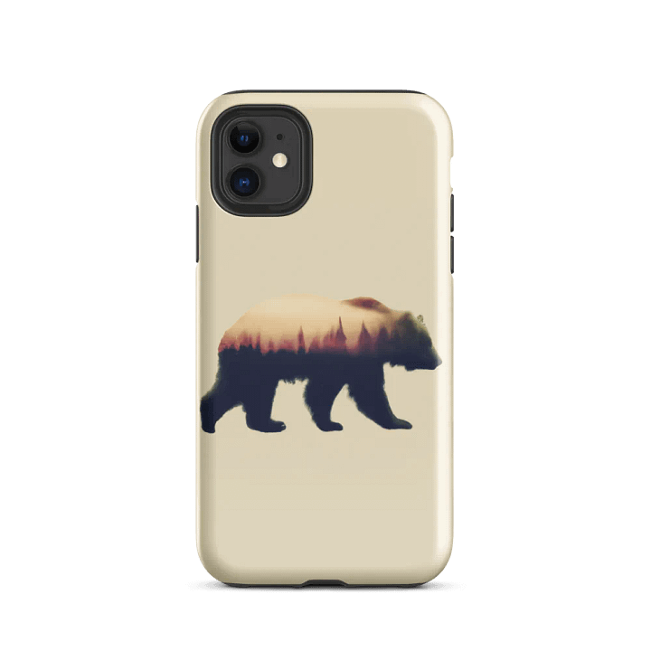 Double Exposure Bear Tough Case for iPhone product image (24)