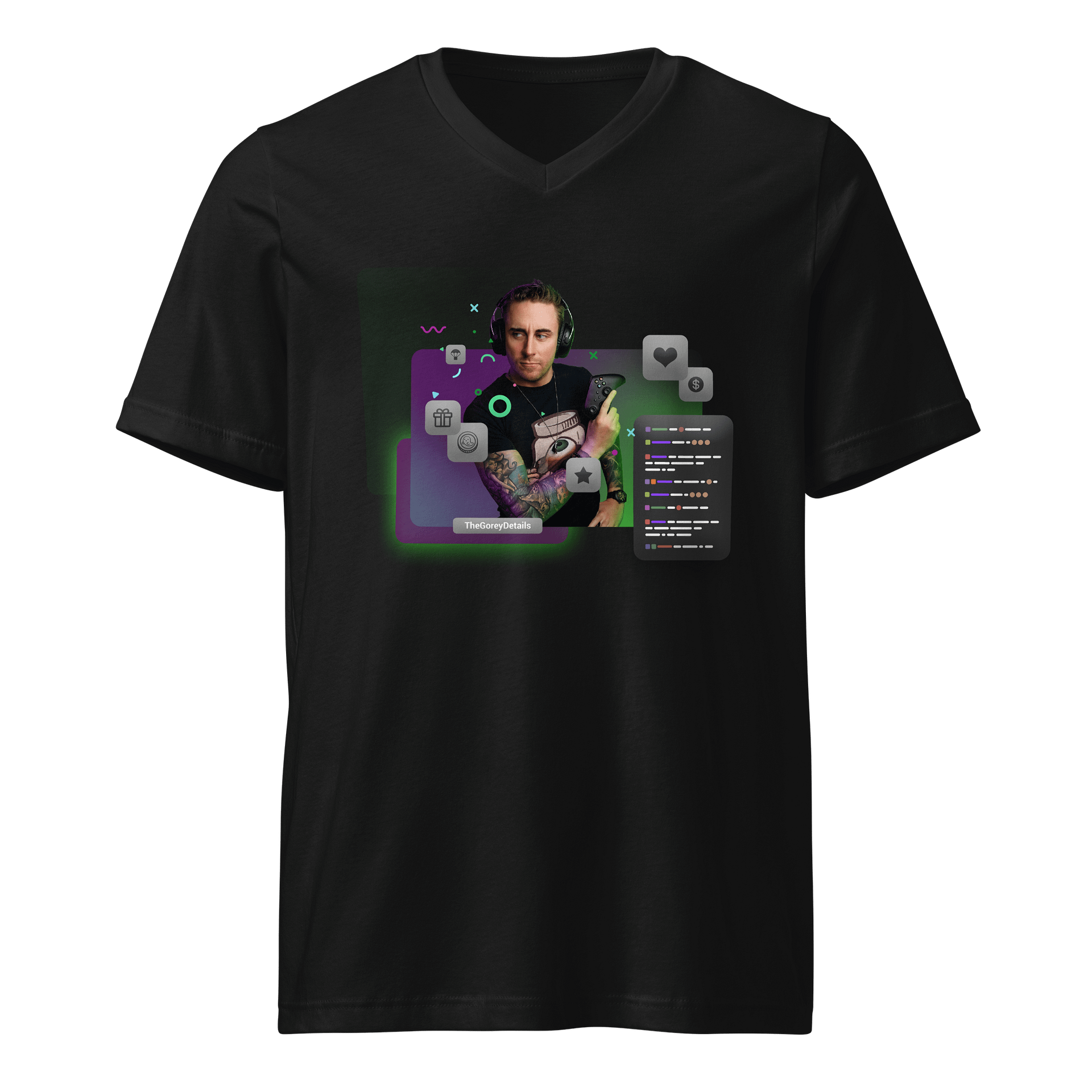 Chat Encouraged - Bella+Canvas Short Sleeve V-Neck Jersey T-Shirt product image (1)