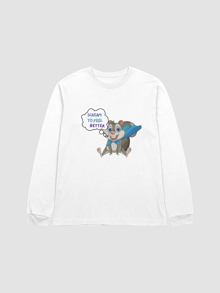 Scream to Feel Better Squirrel Long Sleeve Tee product image (1)