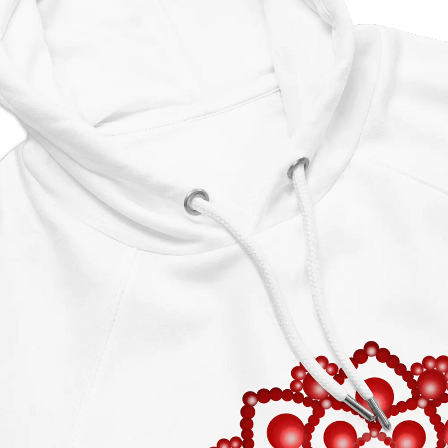 Red Dot Mandala Unisex Eco Hoodie product image (9)