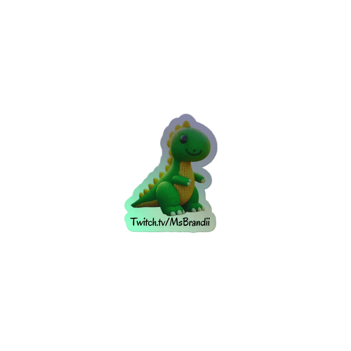 Corny-Dino Holographic Sticker product image (2)