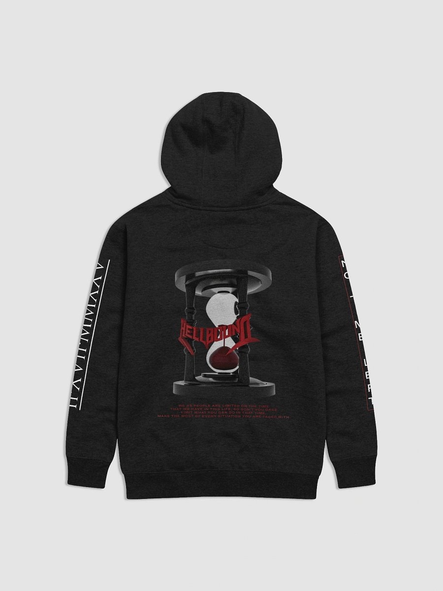 NO TIME LEFT | BLACK HOODIE product image (2)