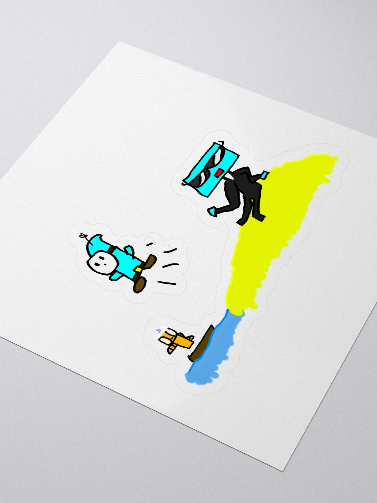 Shy Guy Summer Sticker product image (3)
