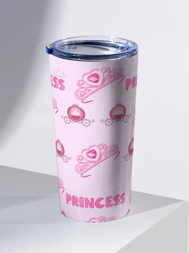 Pink Princess 20oz Stainless Steel Tumbler product image (2)