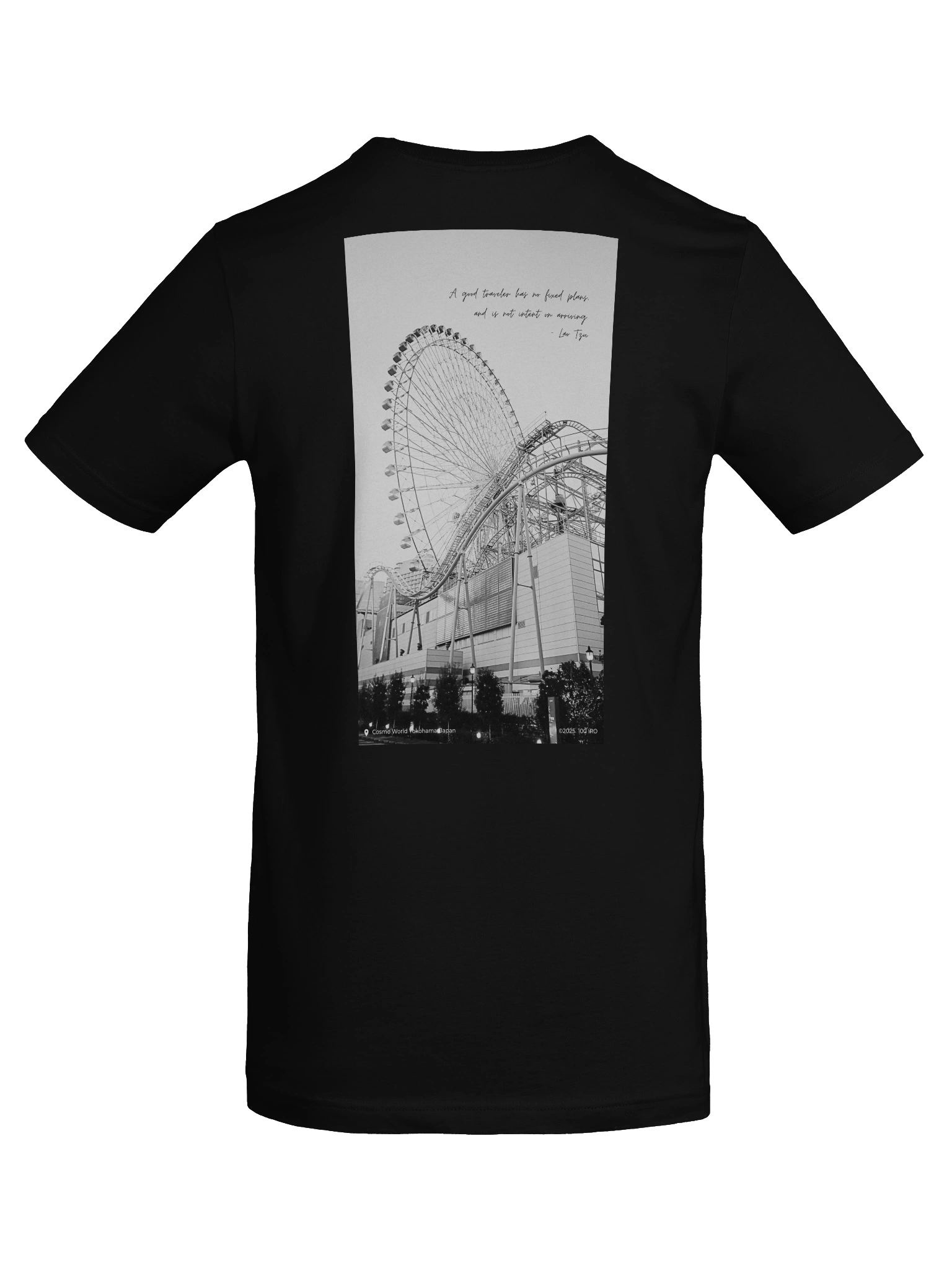Urban Monochrome Adventure Unisex Tee (Back) product image (3)