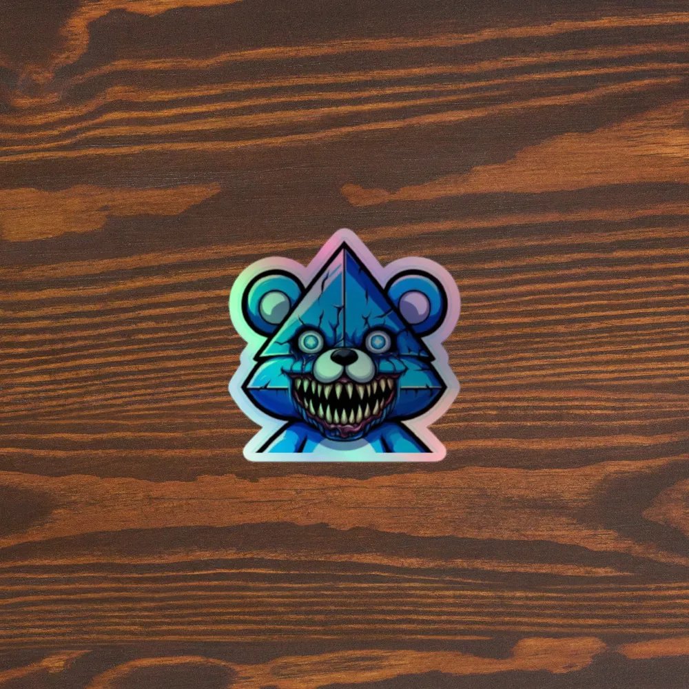 Fierce Bear Holographic Sticker Sheet product image (5)