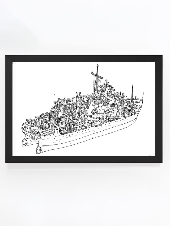 The Kommuna Framed Illustration product image (1)
