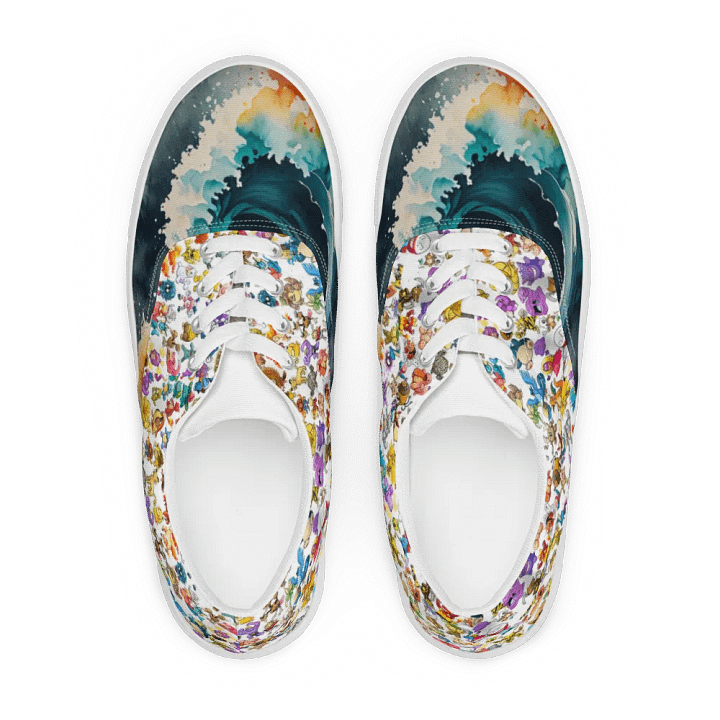 Whimsical Creature Carnival Canvas Shoes product image (2)