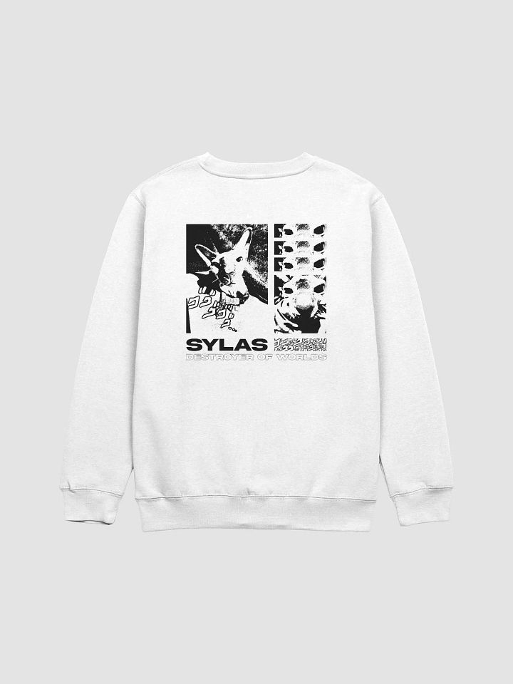 SYLAS: DESTROYER OF WORLDS CREWNECK. (WHITEPRINT) product image (2)