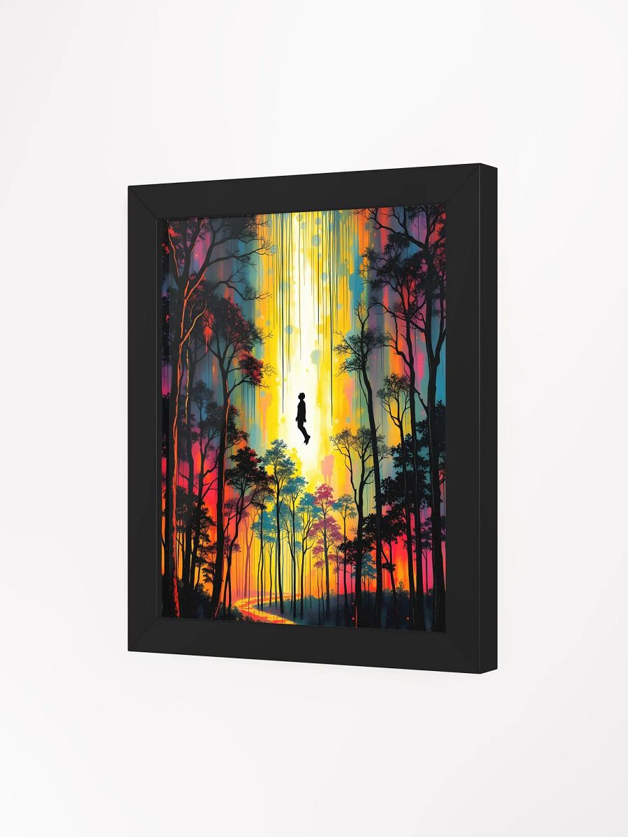 A strange night! Ayous Wood Framed Matte Poster product image (13)
