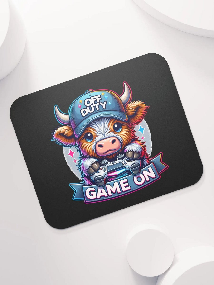 Off Duty Highland Cow Game On Mouse Pad product image (7)