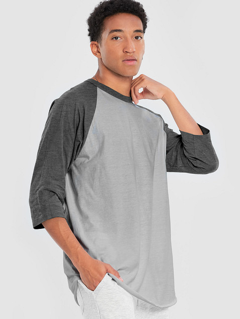 Photo showing Tultex Fine Jersey Raglan Tee