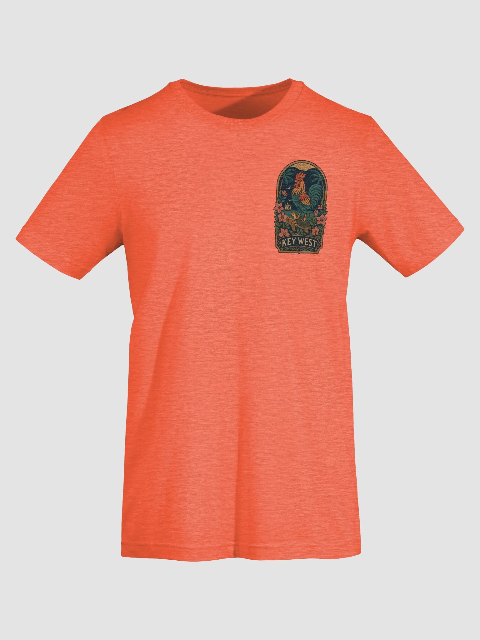 Key West Tropical T-Shirt Ultra Soft Tee with Rooster product image (7)