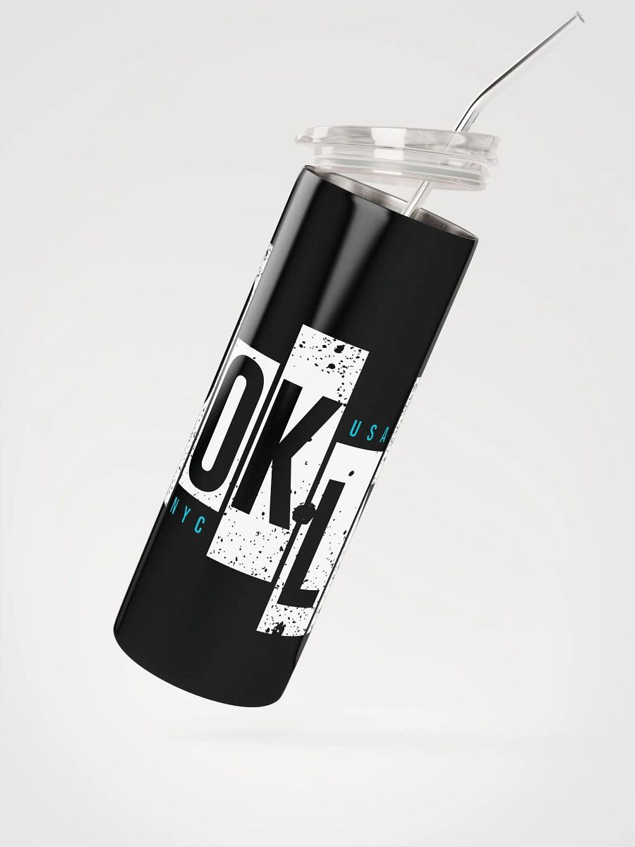 Brooklyn New York City Black Stainless Steel Tumbler product image (2)
