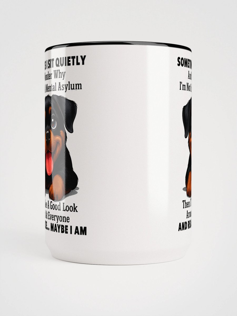 Rottweiler Pup Mental Asylum Mug product image (5)