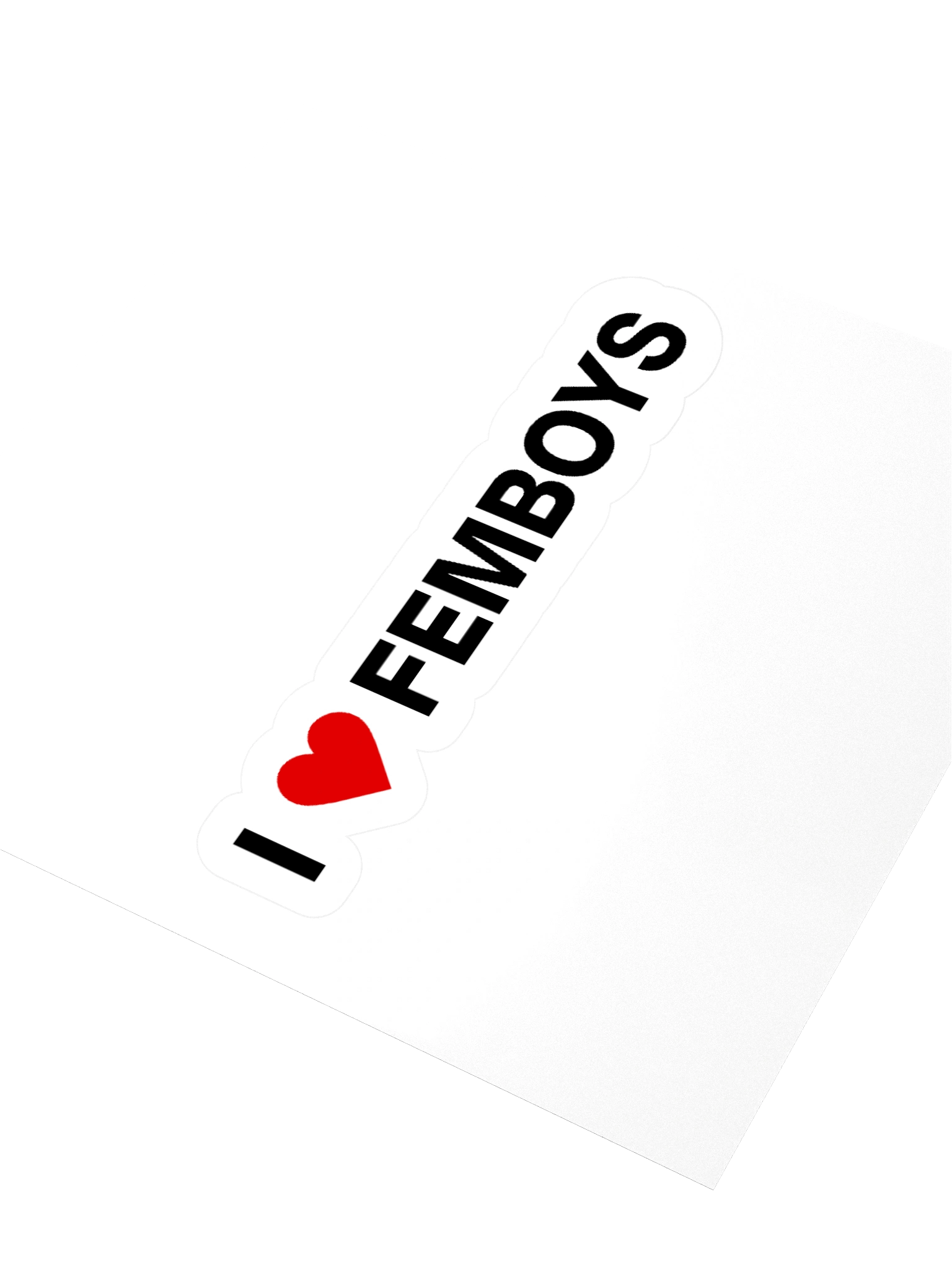 I Love Femboys Sticker product image (3)