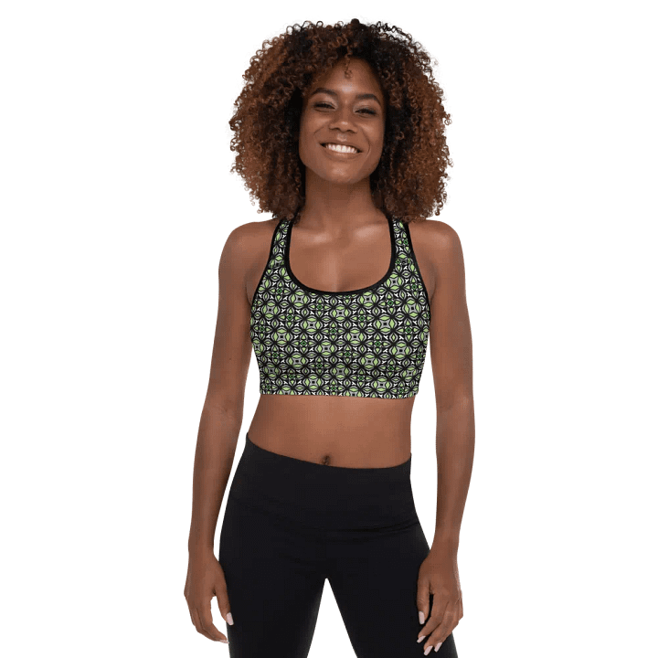Aromantic Abstract (1) - Padded Sports Bra product image (1)
