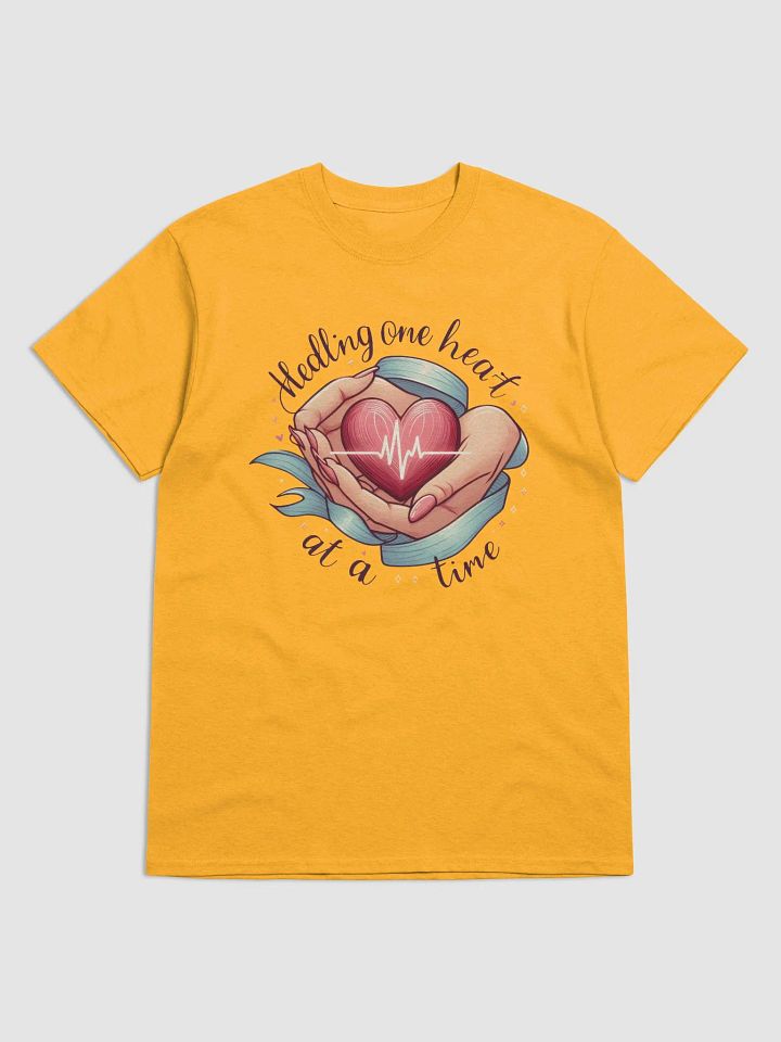 healing one heart at a time and heartbeat t-shirt product image (2)