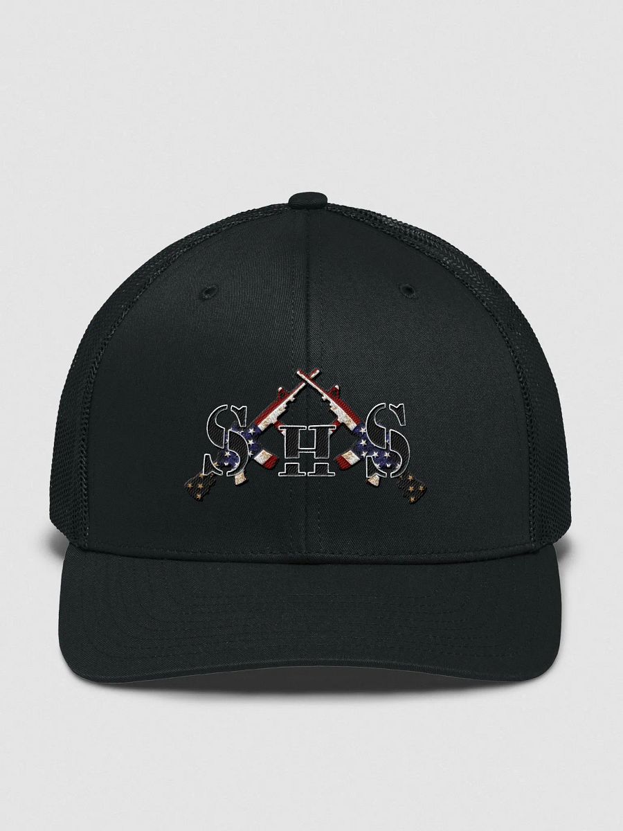 Crossed Rifles SHS Snapback Trucker Hat product image (1)