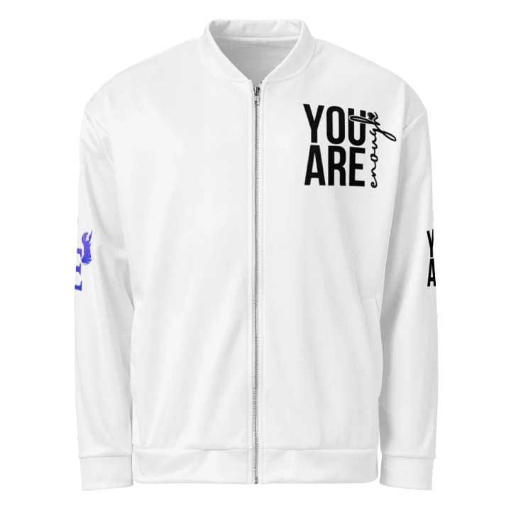 You are enough Gen 2: Thread of Destiny All-Over Print Bomber Jacket product image (1)
