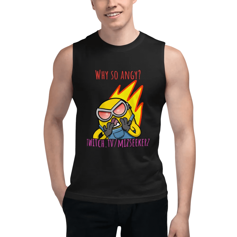 Men's Why So Angy Muscle Tank product image (6)