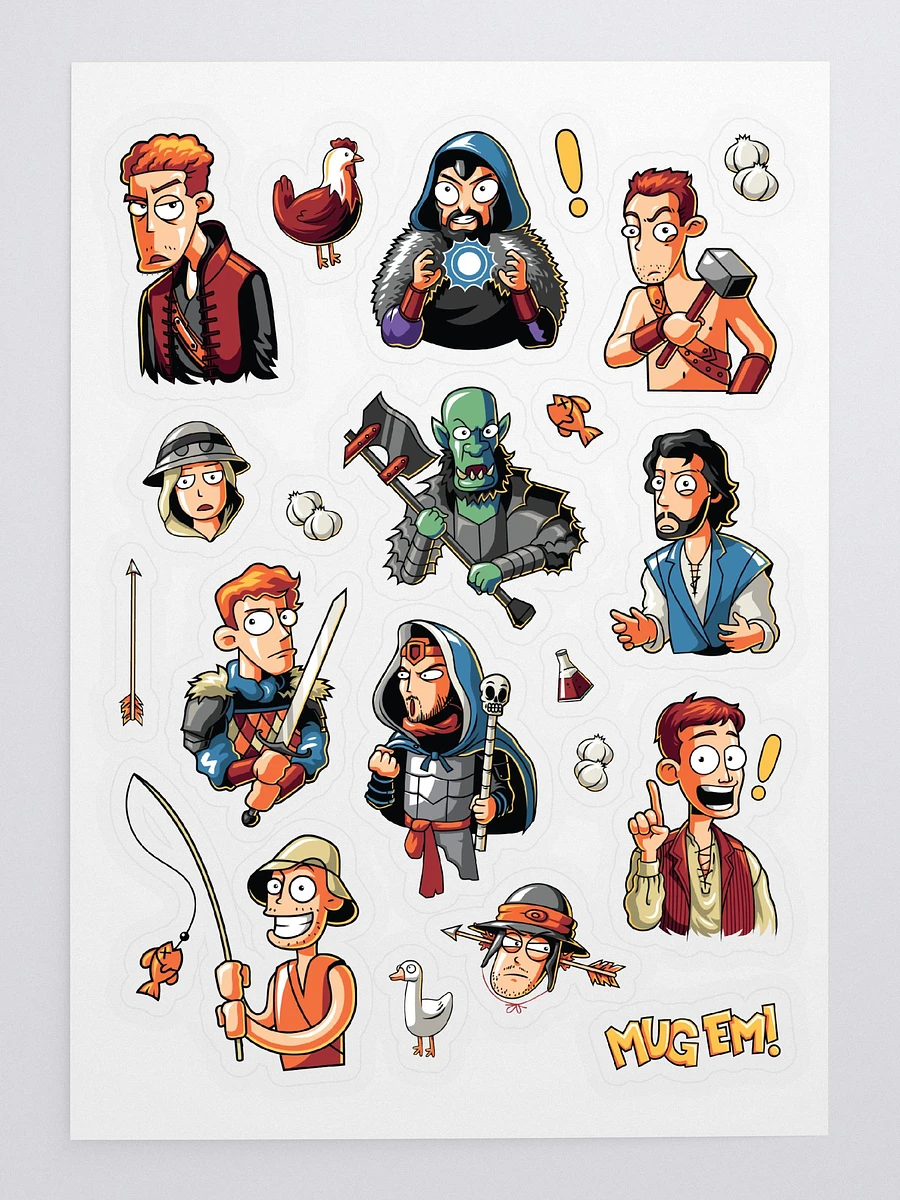 Epic NPC Man Sticker Sheet product image (6)