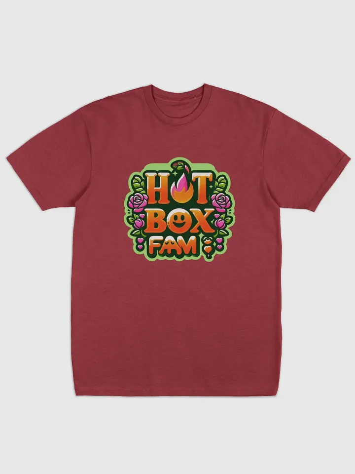 HOT BOX FAM ORANGE ROSE TEE product image (3)