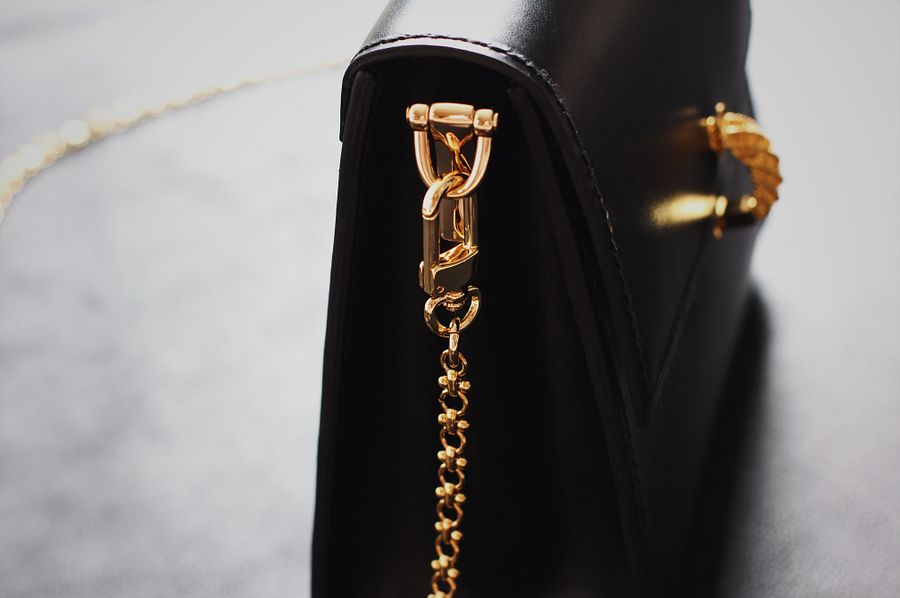 Black Leather Cross-body Bag - Small product image (5)