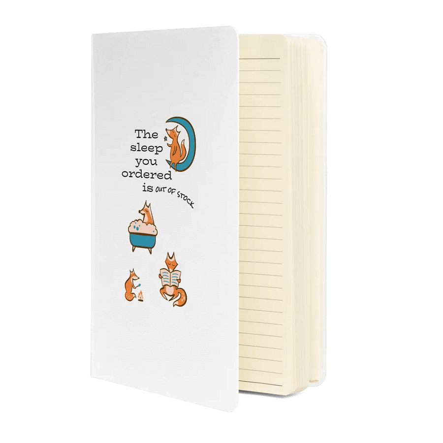 Hardcover Bound Notebook | JournalBook ( workaholic) product image (3)