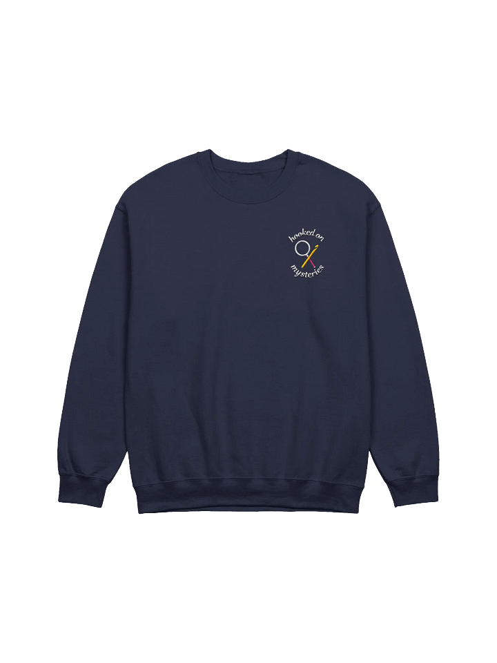 Hooked on Mysteries Embroidered Crewneck Sweatshirt product image (2)